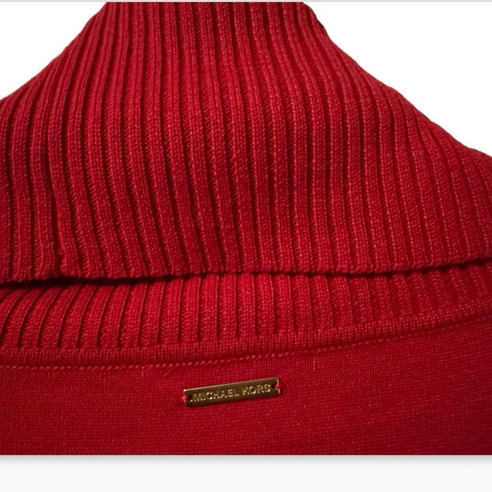 Michael MichaelKors Red Turtle neck sweater Size M - Picture 3 of 16